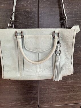 Aimee Kestenberg Mint Pebbled Leather Bag